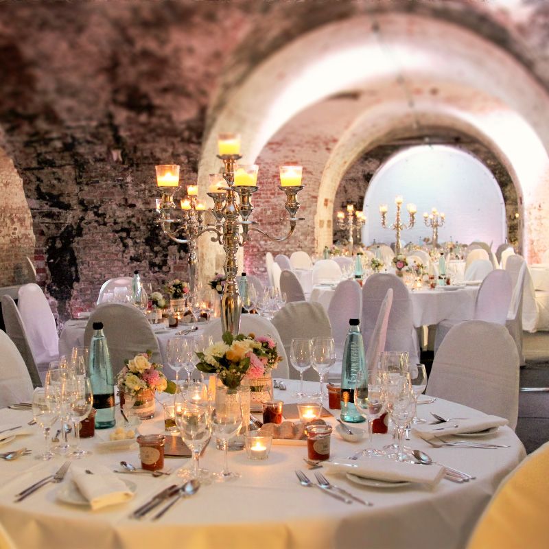 Saal Festung Grauer Ort