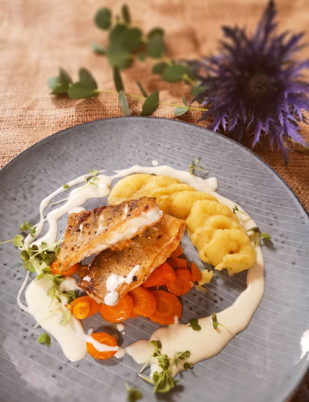 Fischfilet mit Calimari